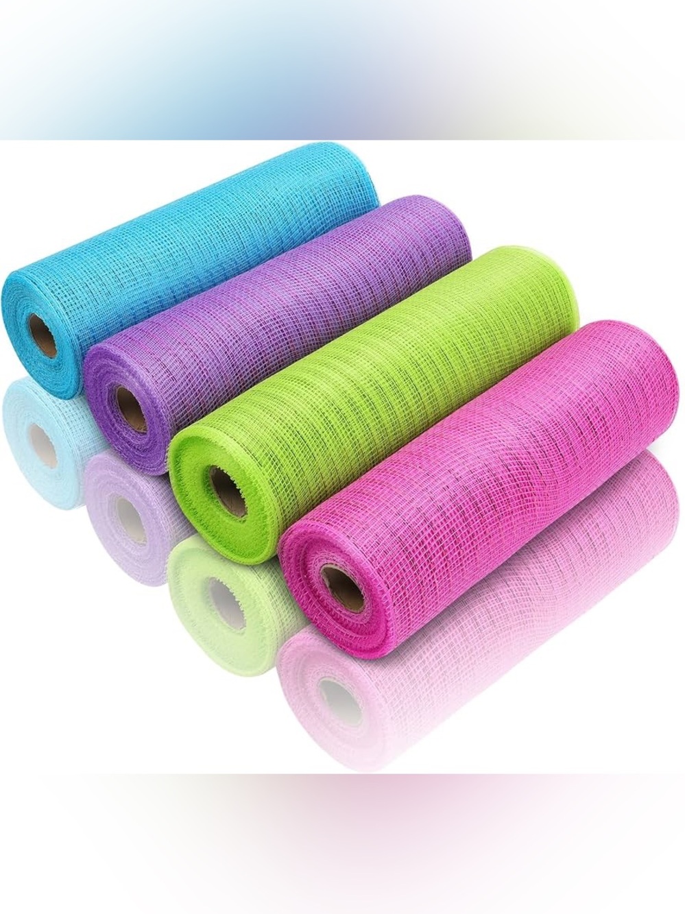 Deco Mesh Roll Grab Bag -4 Roll Bundle- Colors Vary
